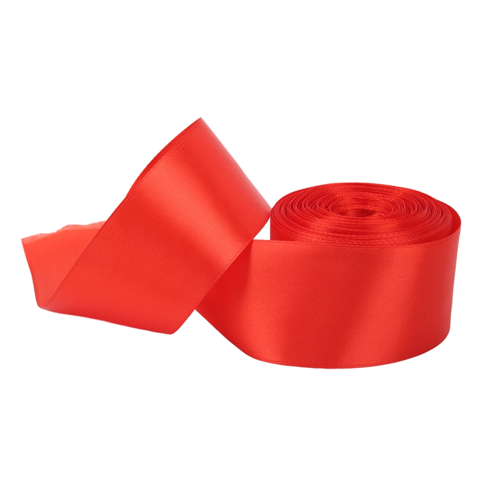 Sprint Finishing Line Red Race Finish Line Satin Ribbon for School Meeting Gift Package Wrapping 20m