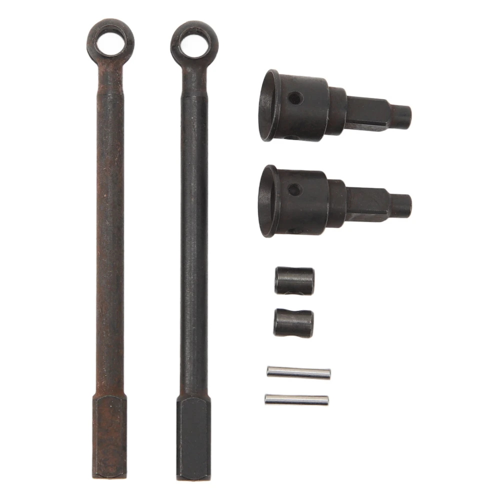 RC Drive Shaft Rust Proof Steel Front Axle Drive Shaft Set Replacement for Axial 1/18 UTB18 Capra Remote Control Car