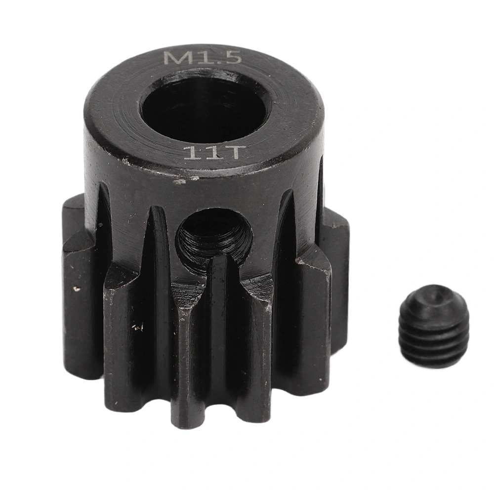 RC Car Motor Gear M1.5 8mm Inner Hole Steel Remote Control Car Motor Gear for 1/5 Model Car 11T