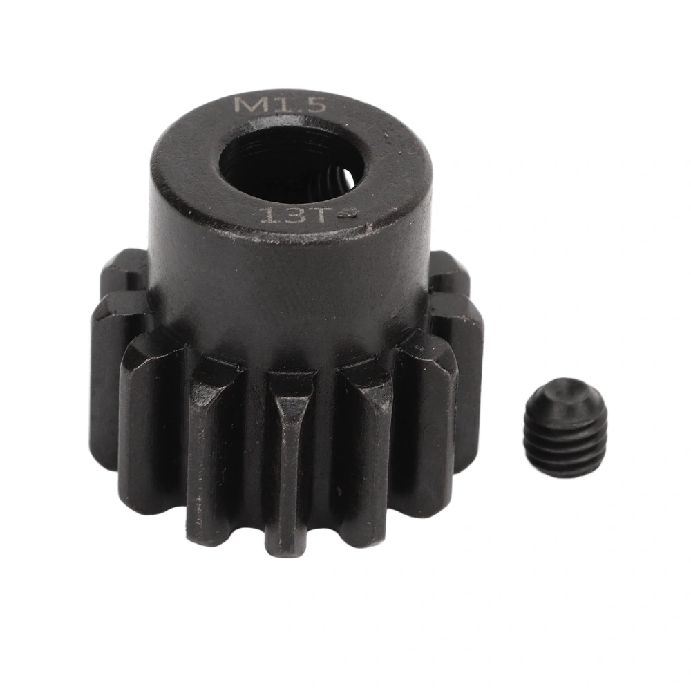 RC Car Motor Gear M1.5 8mm Inner Hole Steel Remote Control Car Motor Gear for 1/5 Model Car 13T