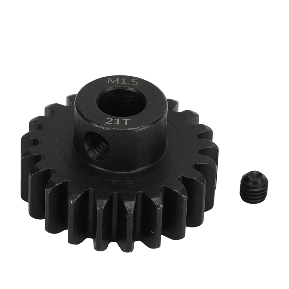 M1.5 RC Car Gear with M5 Set Screw 8mm Bore Diameter RC Car Motor Gear Kit for TRAXXAS 6S 8S 1/5 21T