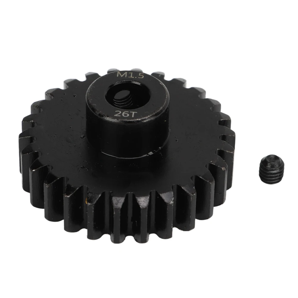 1:5 Scale RC Car Gear with M5 Grub Screw Remote Control Car Motor Gear Replacement M1.5 8mm Inner Hole 26T