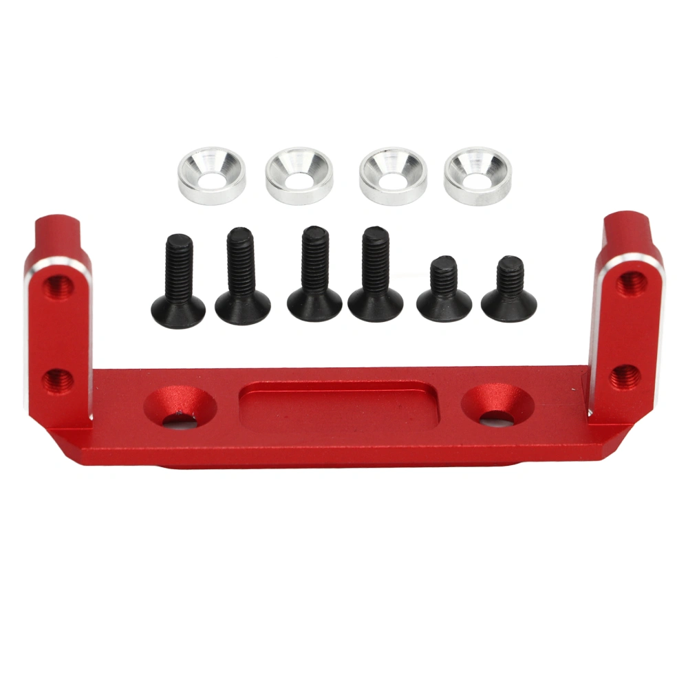 RC Car Servo Mount Aluminum Alloy Servo Mount for Capra UTB10 1/10 RC Crawler Upgrades Accessories Red