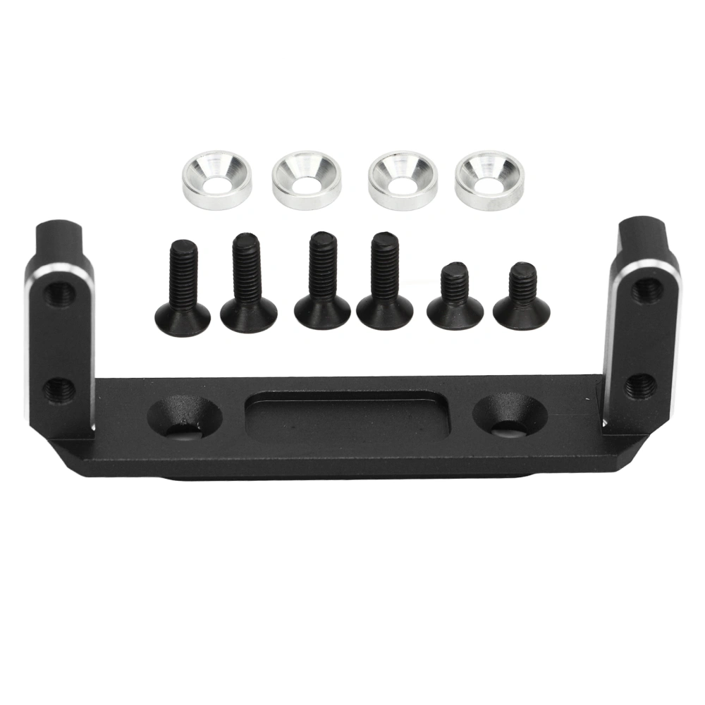 RC Car Servo Mount Aluminum Alloy Servo Mount for Capra UTB10 1/10 RC Crawler Upgrades Accessories Black