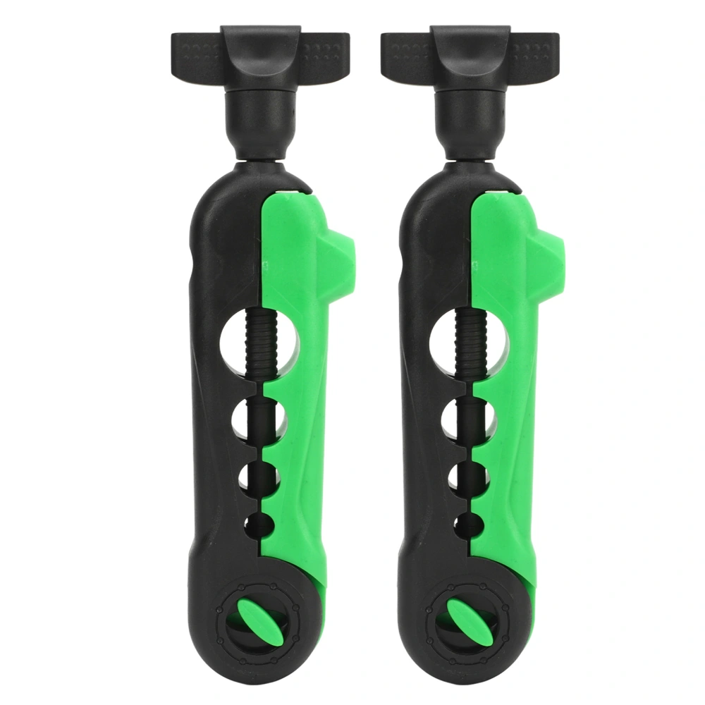 2PCS Mini Line Spooler Portable Adjustable Fishing Line Spooler Fishing Line Winder Machine Mini Bobbin Reel Accessories Black Green