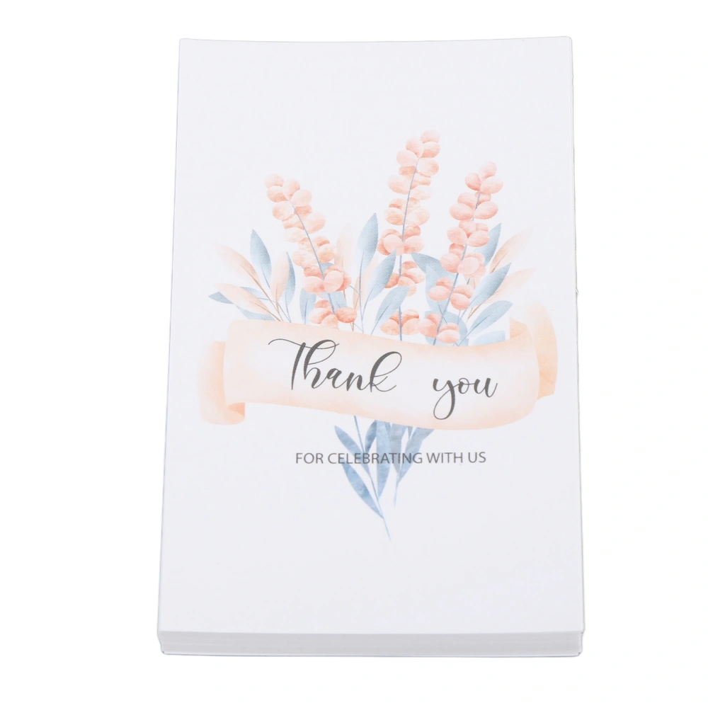 150Pcs Thank You Card Appreciation Cards Coated Paper Gratitude Card for Family Friends A