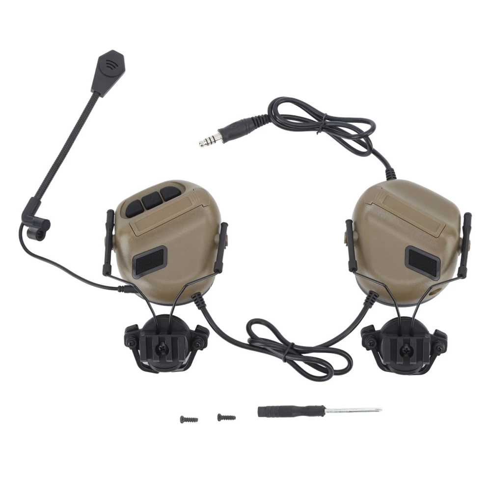 Shooting Headset Shooting Earmuffs Ear Hearing Protection Headphones Sound Amplification