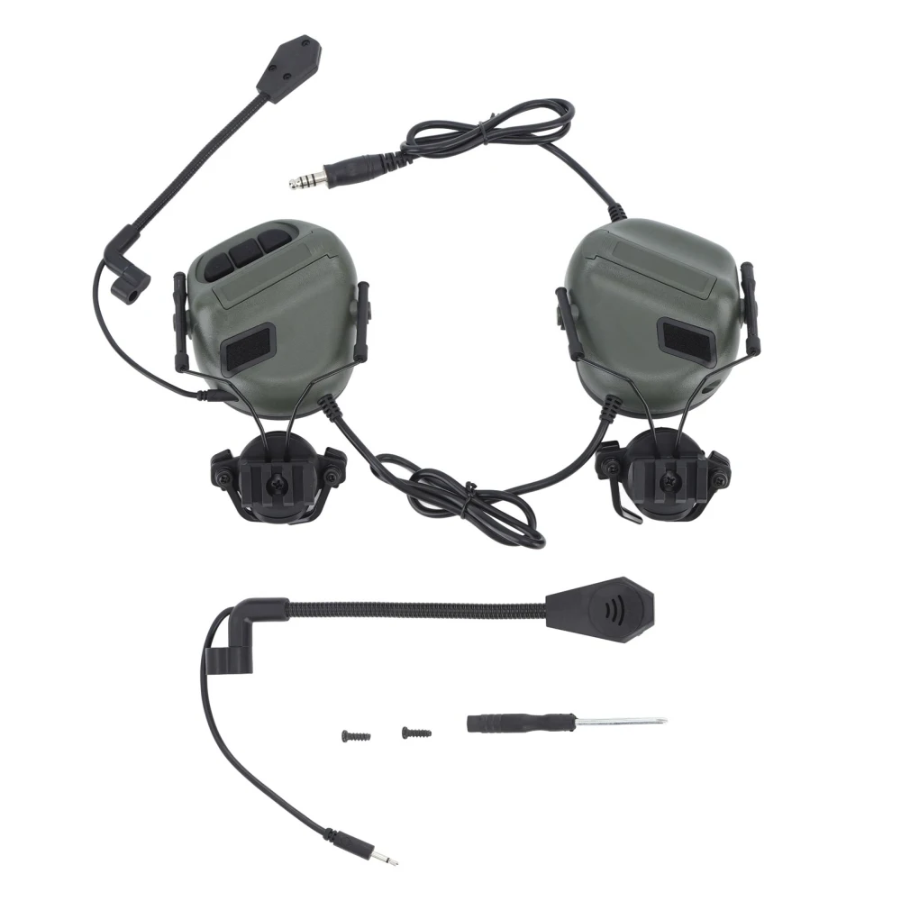 Shooting Headset Shooting Earmuffs Ear Hearing Protection Headphones Sound Amplification