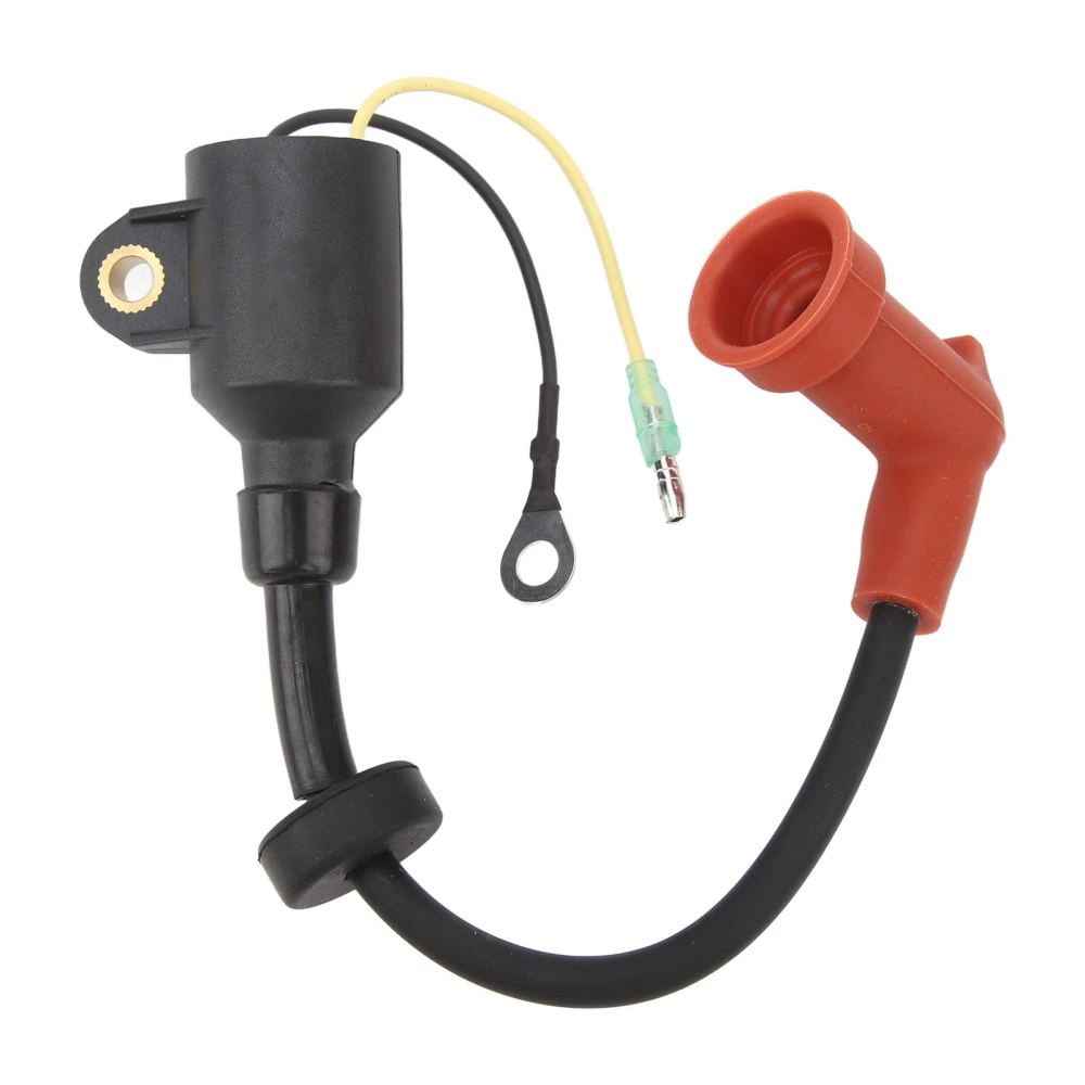 Outboard Ignition Coil Rubber Metal 63V 85570 00 Boat Engine Ignition Coil Replacement for 2 Stroke 15 HP