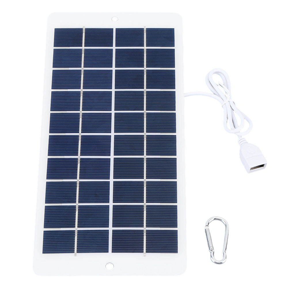 4.5W 5V USB Output Solar Charging Panel Monocrystalline Silicon Outdoor Solar Panel Charger for Phone