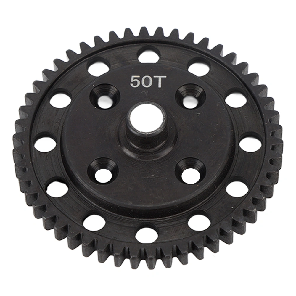 Main Spur Gear Black Steel Upgrade 50T Diff Gear for ARRMA Kraton 1/8 Remote Control Car