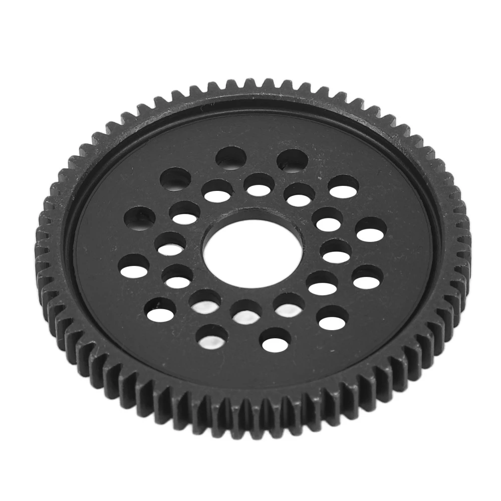 High Speed Spur Gear Steel Metal Black Large Remote Car Spur Gear For TAMIYA TT‑02 68T