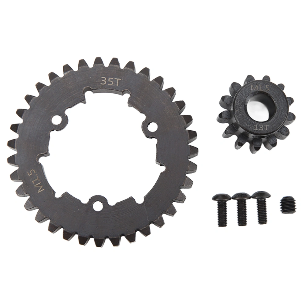 RC Car Gear Set Professional Steel 35T Spur Gear Motor Pinion Gear for TRAXXAS X Maxx 6S 1/5 RC Car 13T