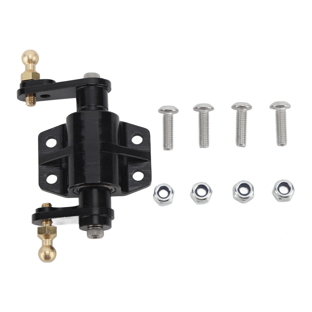 RC Steering Gear Bearing Assembly Aluminum Alloy Steering Mount Bracket for TAMIYA 1/14 Dump Truck