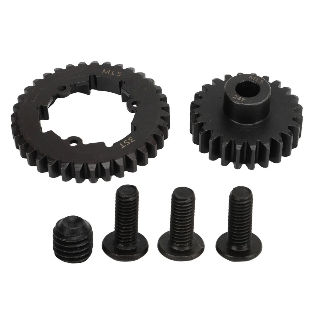 RC Car Gear Set Steel Motor Gear with 35T Spur Gear for TRAXXAS 6S 8S 1/5 Accessories 24T