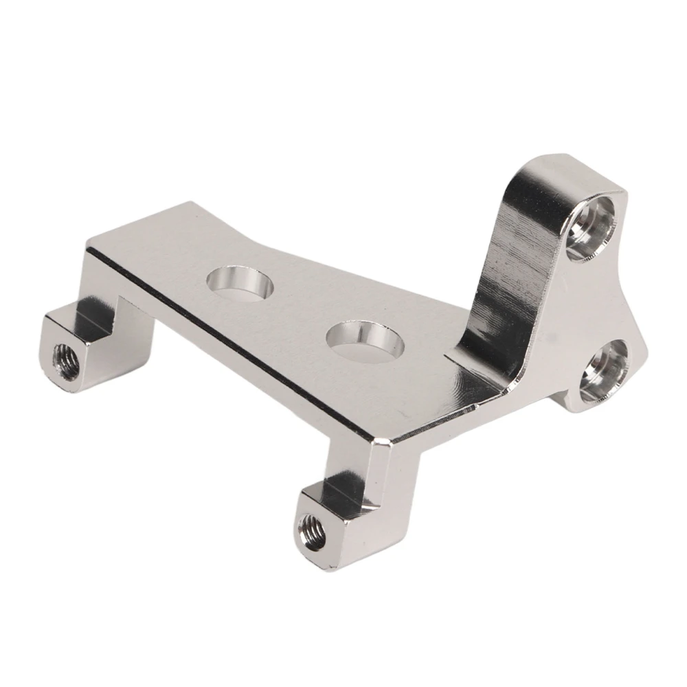 Servo Mounting Bracket Aluminum Alloy Servo Mount Bracket for Traxxas RC Car Upgrade Parts Silver