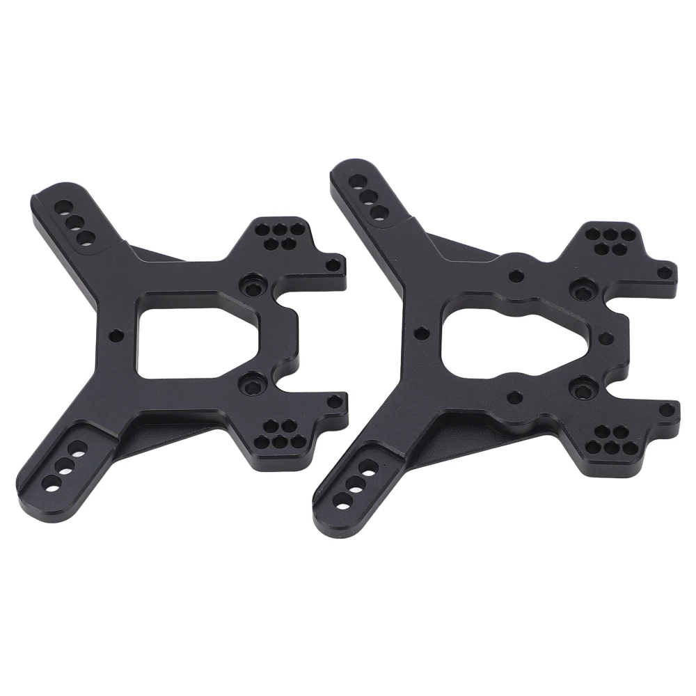 2PCS RC Shock Tower Board TKR5401 Front and Rear Aluminum Alloy Replacement For TEKNO ET48.3 Remote Control Car Black