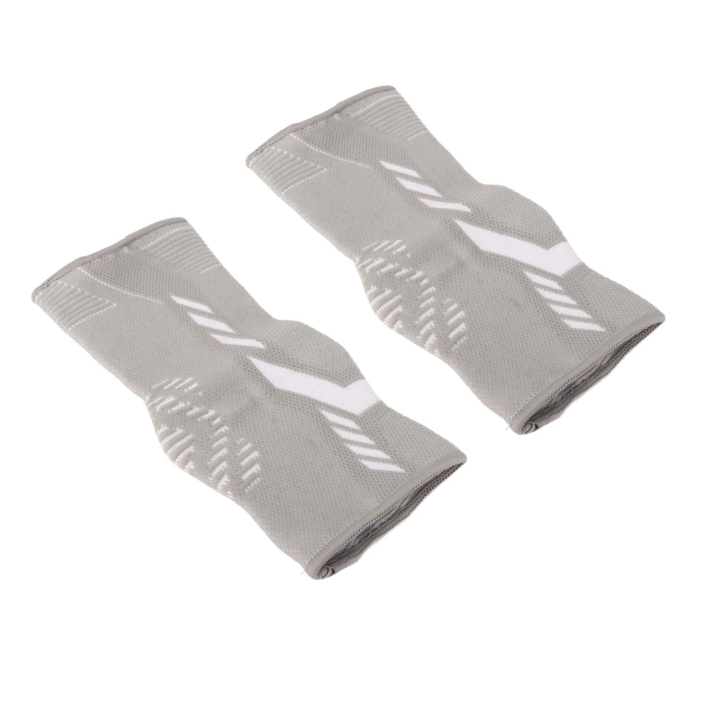 2pcs Knitted Ankle Protector Basketball Volleyball Sports Ankle Protection Protective Sports Protective Gear Grey L