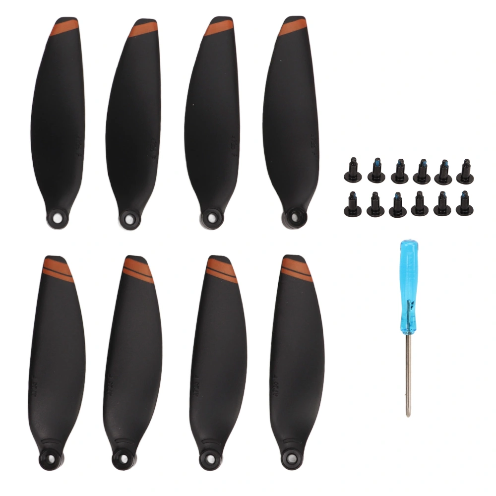 Drone Propeller Replacement Accessories Provide Strong Pull Orange Edge Blades Wing for Mavic Mini