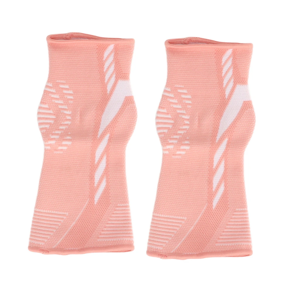 2pcs Knitted Ankle Protector Basketball Volleyball Sports Ankle Protection Protective Sports Protective Gear Pink M