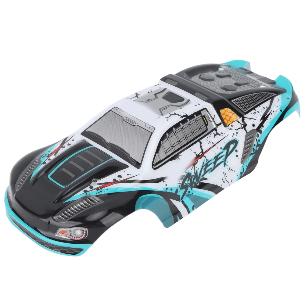 RC Car Body Shell PVC Spare Parts High Impact Resistance Car Body Shell Frame for SCY 16101PRO 1/16 RC Cars Cyan