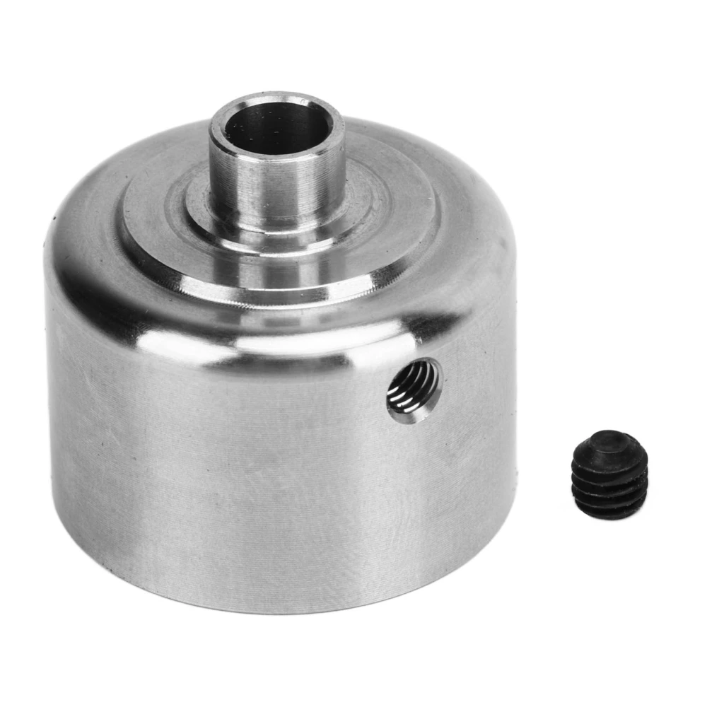 RC Car Differential Case Stainless Steel Silver Center Differential Housing Replacement For Tekno RC MT410 ET48.3 410.3