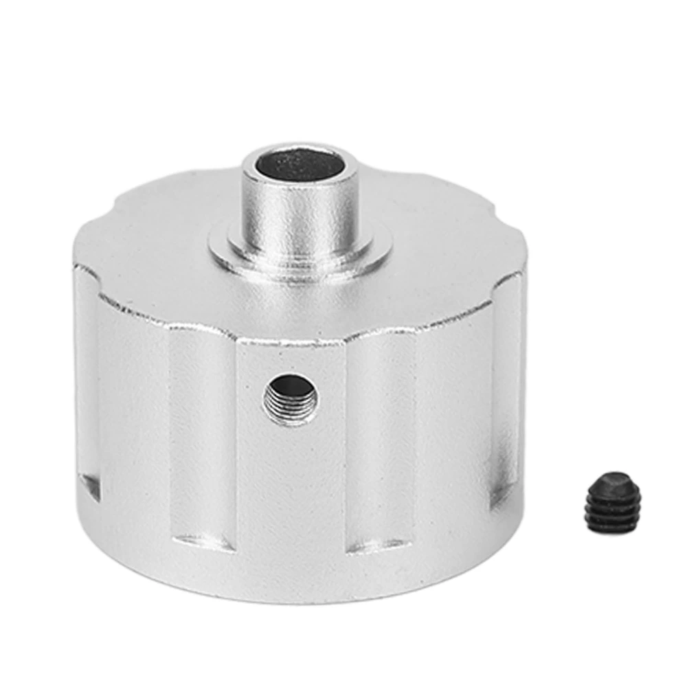 RC Car Differential Case Aluminum Alloy Differential Housing for HoBao VS 87004 1/8 Remote Control Vehicles Silver