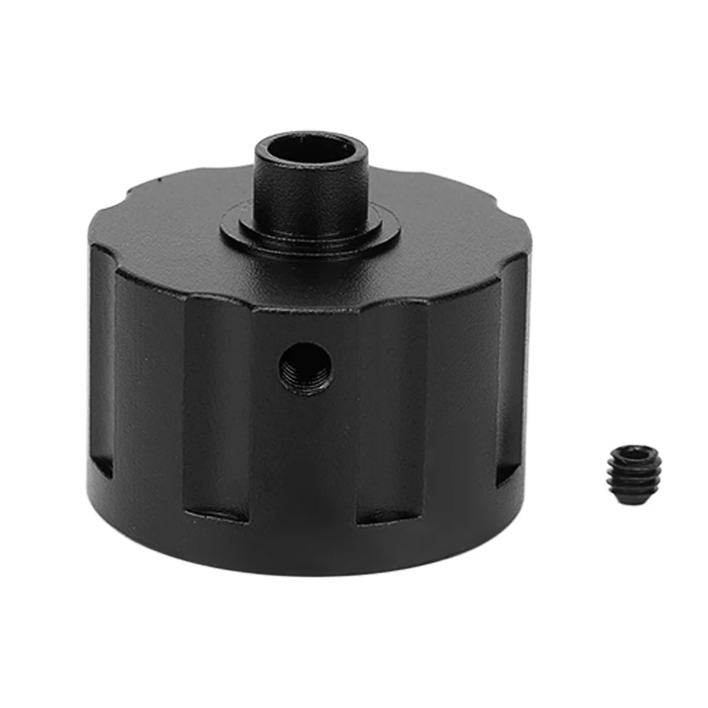 RC Car Differential Carrier RC Car Differential Housing Aluminum Differential Carrier for Flysky FS 336146 1/8 RC Car Black