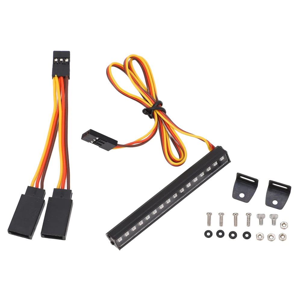 RC Bar Roof LED Lamp Kit 16LED RGB Multi Mode RC Light Upgrade Parts for Traxxas 1/18 RC Cars