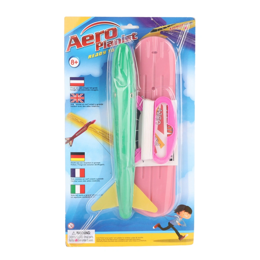 Airplane Kite Toy Safe Durable PE PVC Easy Assembly Light Portable Stable 3D Plane Kite for Backyard Outdoor Travel