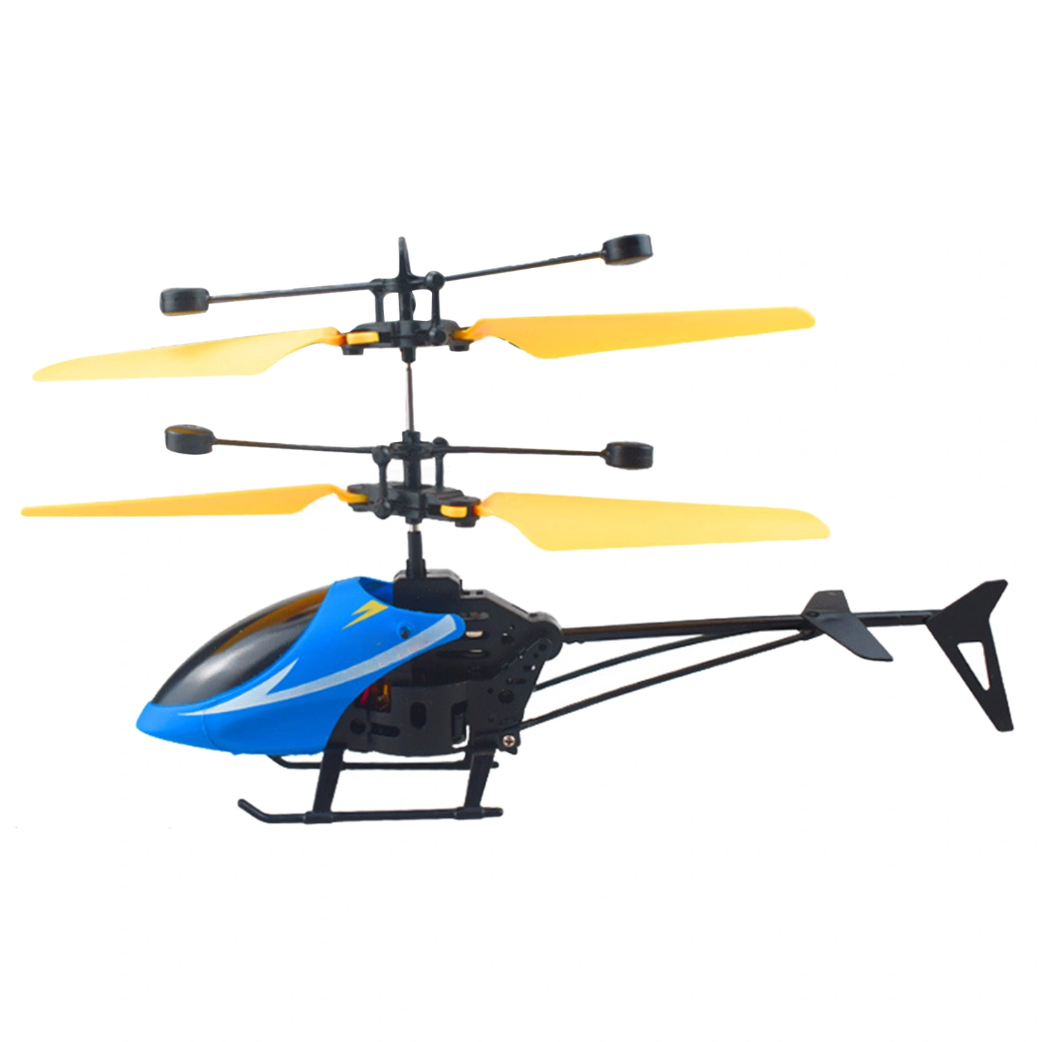 Induction Helicopter Toy for Beginners USB Charging Automatic Rise RC Aircraft Toy Flying Toy for Daily Play Blue