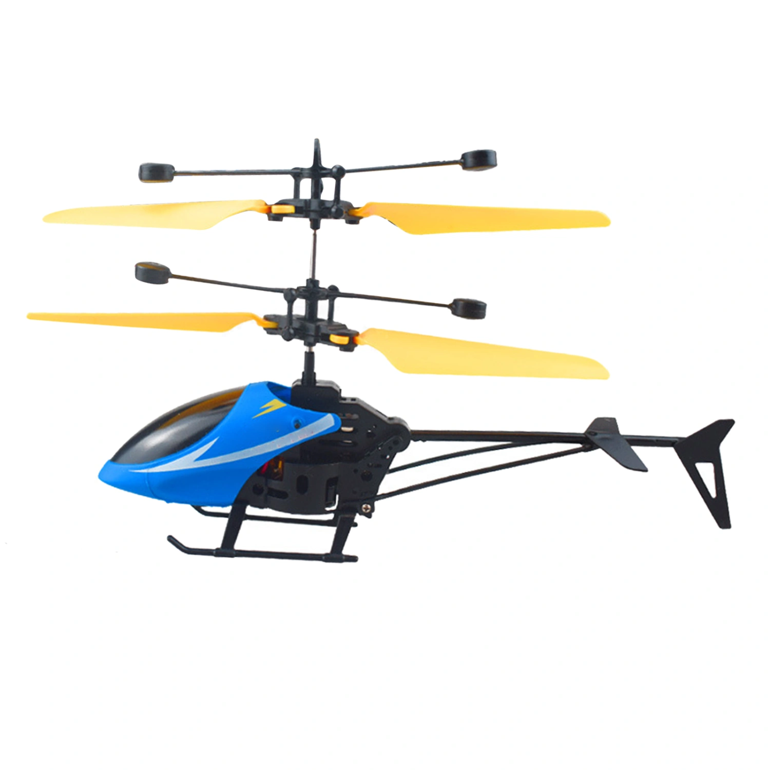 Induction Helicopter Toy for Beginners USB Charging Automatic Rise RC Aircraft Toy Flying Toy for Daily Play Blue