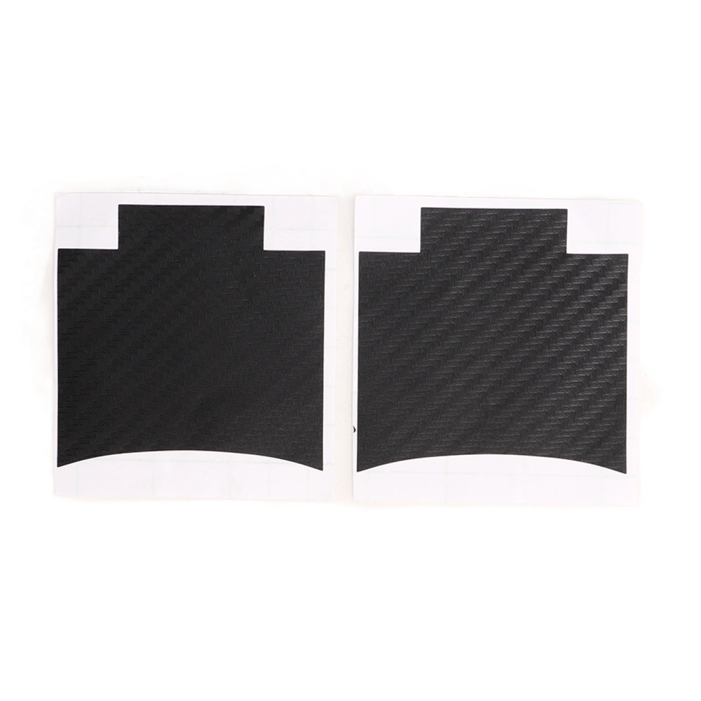 2Pcs Carbon Fiber Sticker Front Cover Fashionable Long Lasting Waterproof Scratch Protector Sticker for RC Car A86 Hood