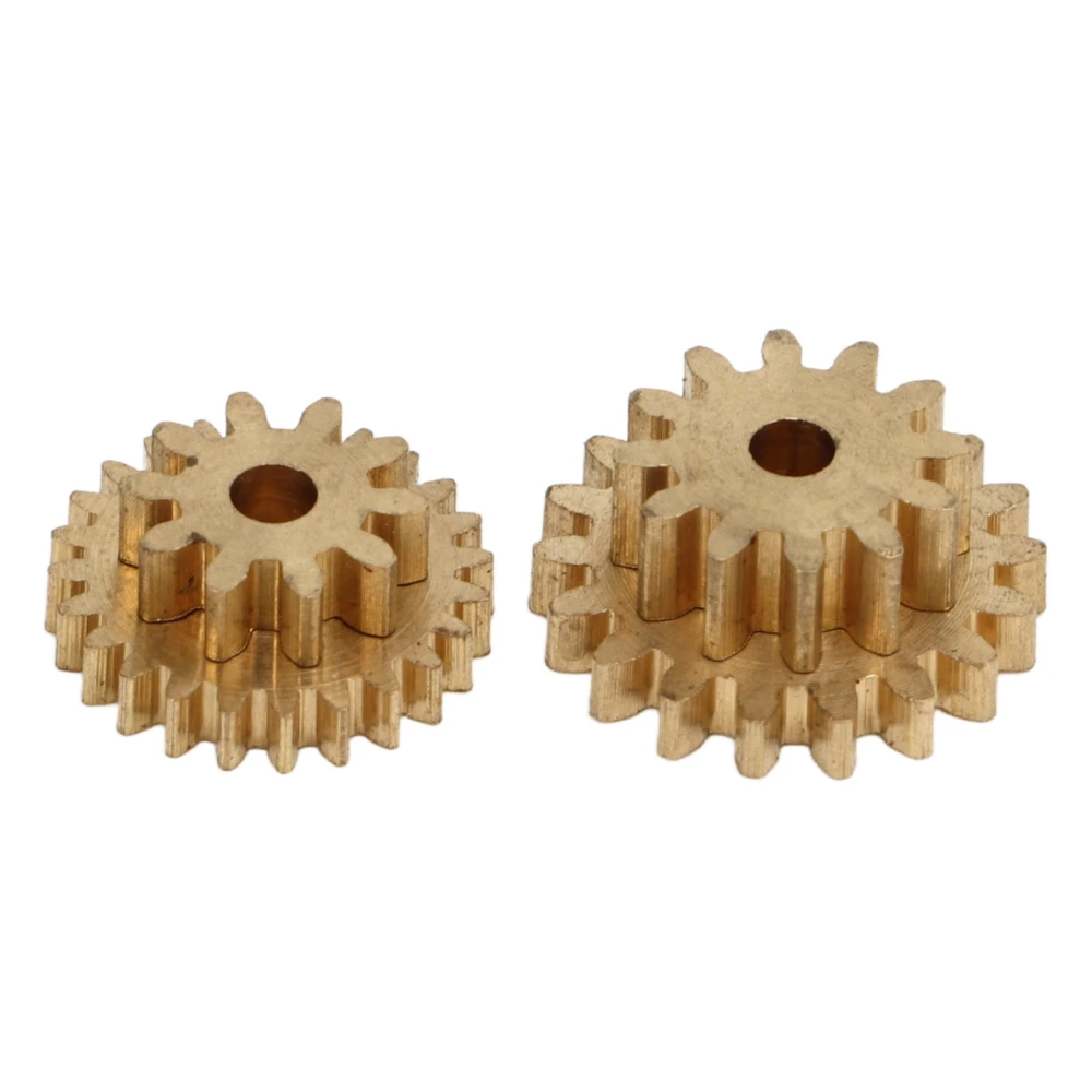 2Pcs Gear Box Brass Gear Set Replacement for A86 RC Remote Control Car Model Accessories