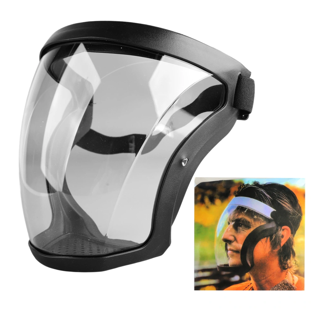 Face Shield Full Face Protective Clear Visibility Splash Proof Anti Sand Safety Face Guard for Adults