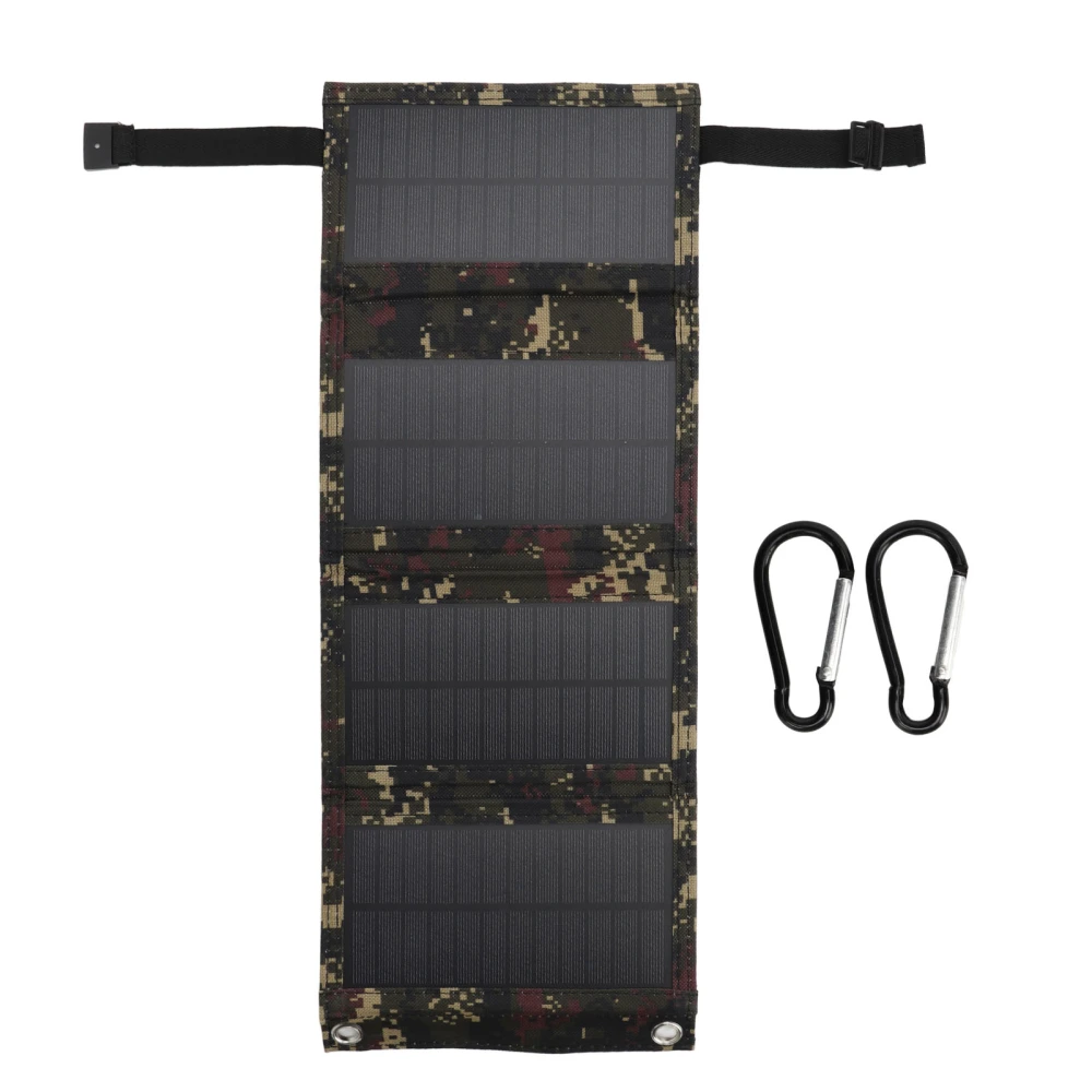 Folding Solar Panel Charger 20W 5V Monocrystalline USB Portable Foldable Solar Charging Panel for Outdoor Camping