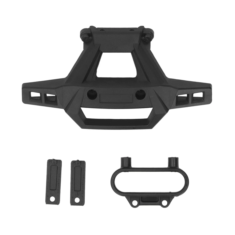 RC Car Front Bumper PA Front Bumper Set 1/16 RC Car Accessories for SCY 16101 16102 Black