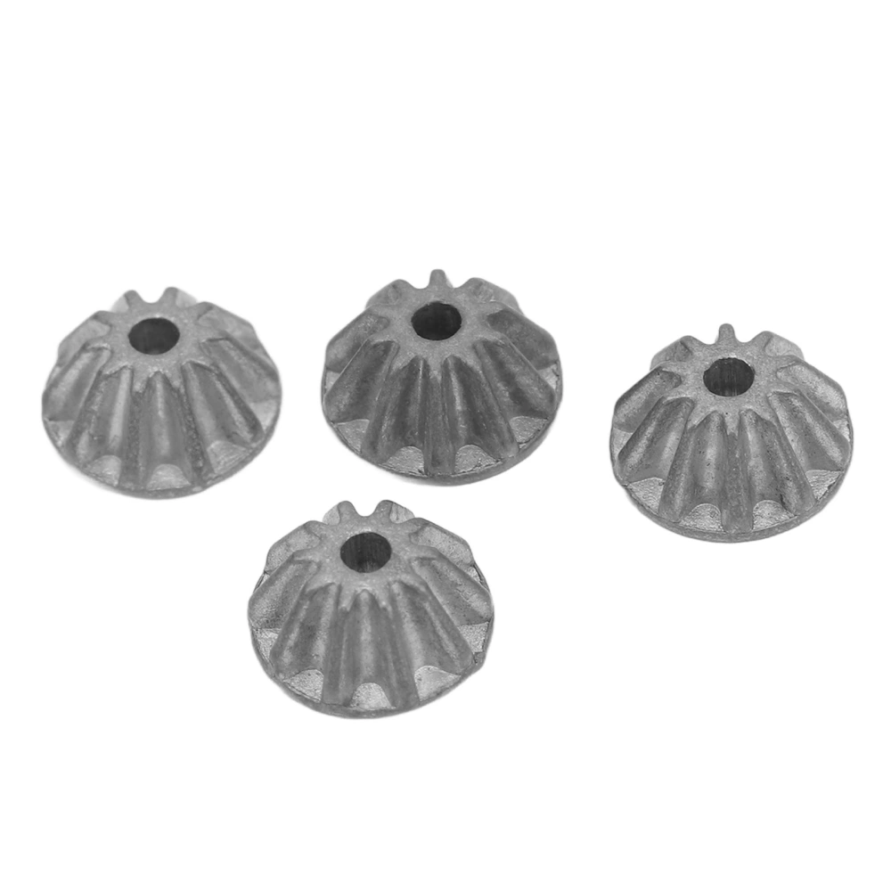 4Pcs Zinc Alloy 10T Pinion Gear Set Motor Pinion Gear Set for WLtoys 144010 124016 124017 124018 124019 124007 RC Model Car Spare Parts