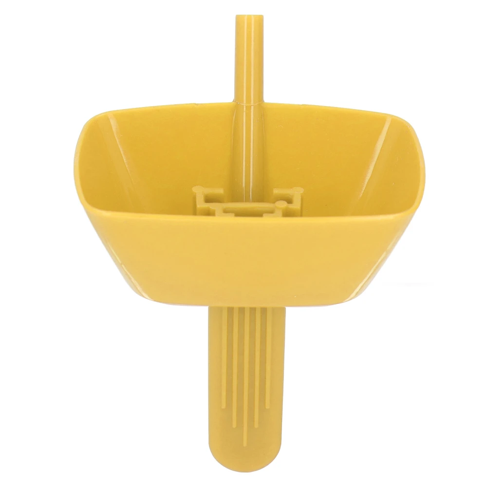 Ice Pop Holder ABS Drip Proof Frozen Treats Ice Cream Holder with Straw for Kids Children Yellow