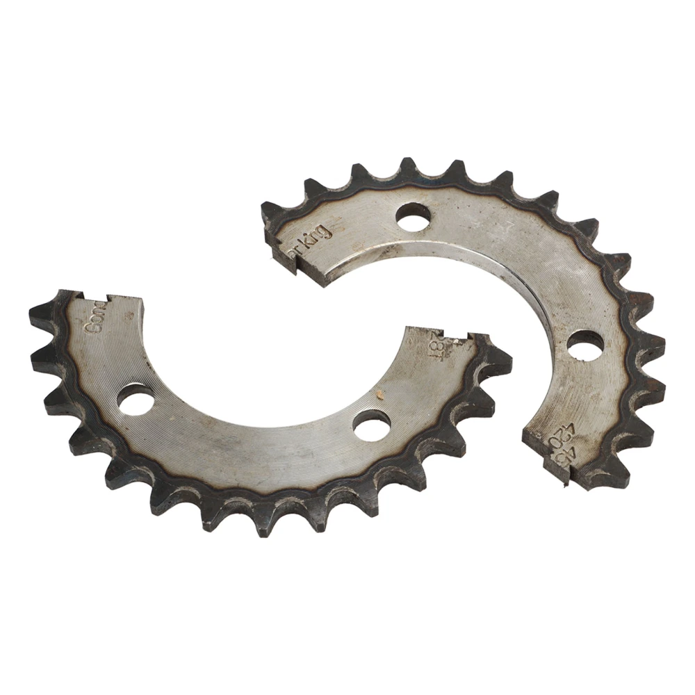 Steel 420 28 Tooth Split Sprocket for Scooters Bicycles ATVs Motorcycles Off Road Vehicles