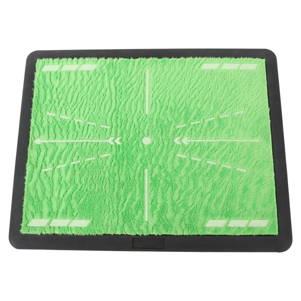 Golfing Training Mat Improve Patience Skid Resistance Golfing Practice Hitting Mat Swing Pad for Indoors Outdoors