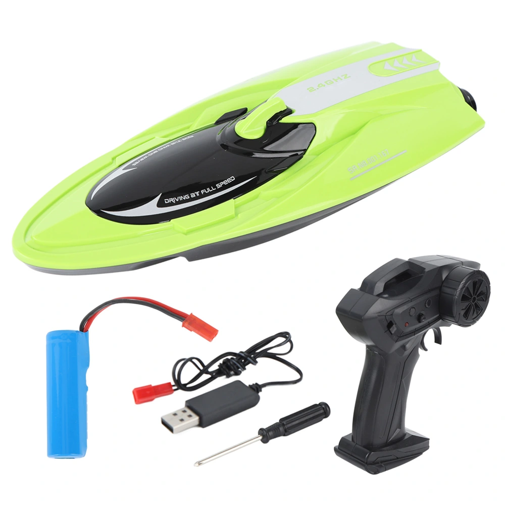 RC Boat High Speed 4 Channel 2.4G Remote Control Racing Ship with Rechargeable Battery for 8 Years Old Above