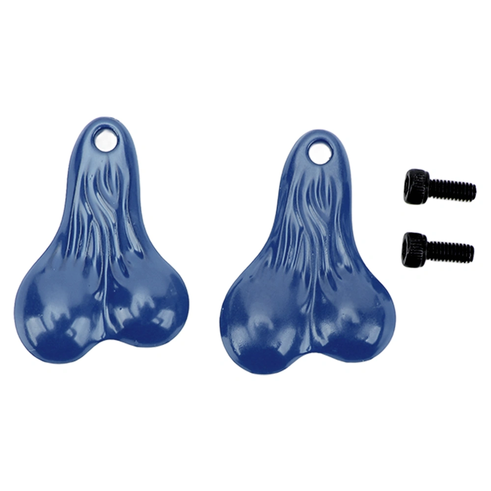 2Pcs RC Bumper Ball Bull Nut Zinc Alloy Hanging Ball Nuts for Traxxas SCX24 FX24 Dark Blue