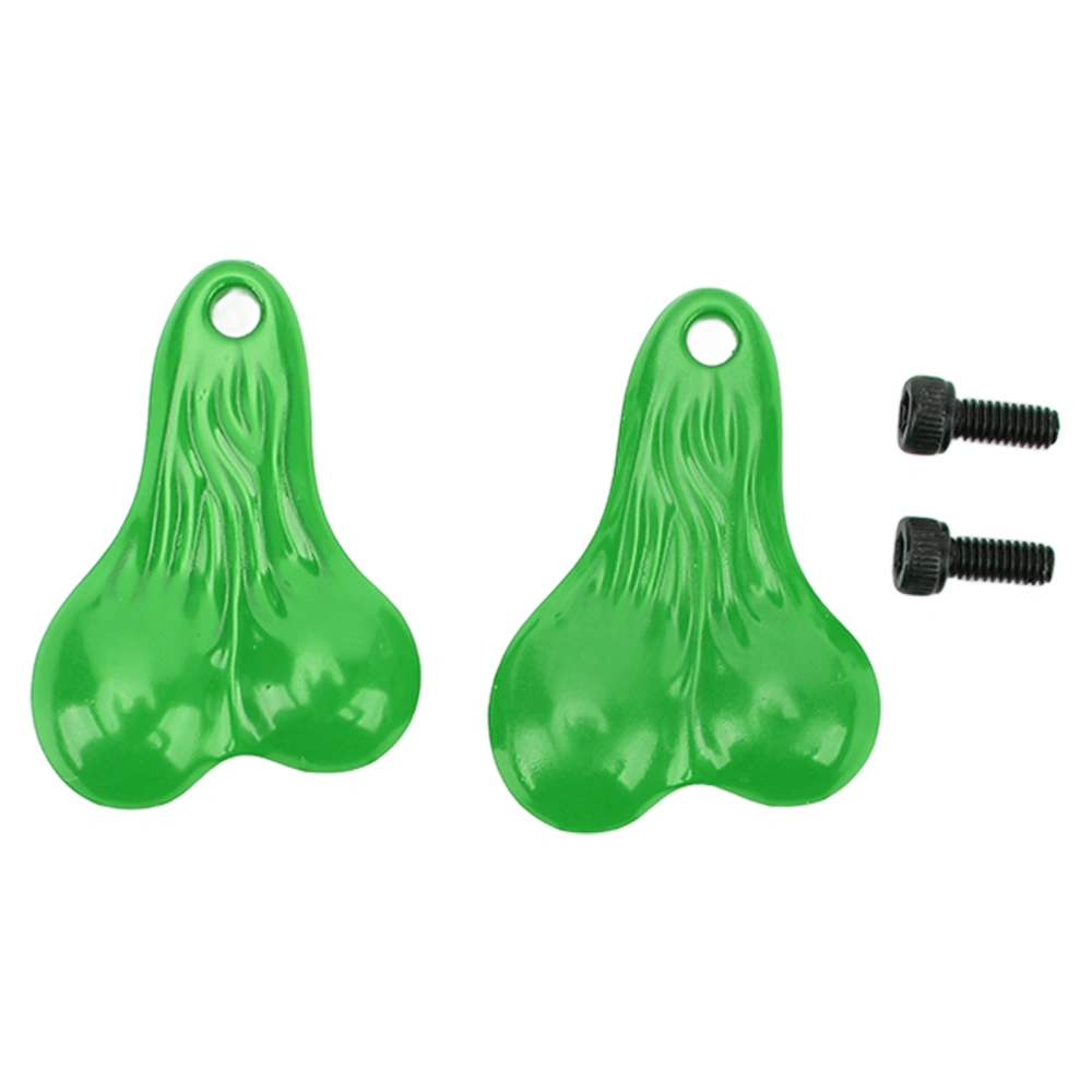 2Pcs RC Bumper Ball Bull Nut Zinc Alloy Hanging Ball Nuts for Traxxas SCX24 FX24 Green