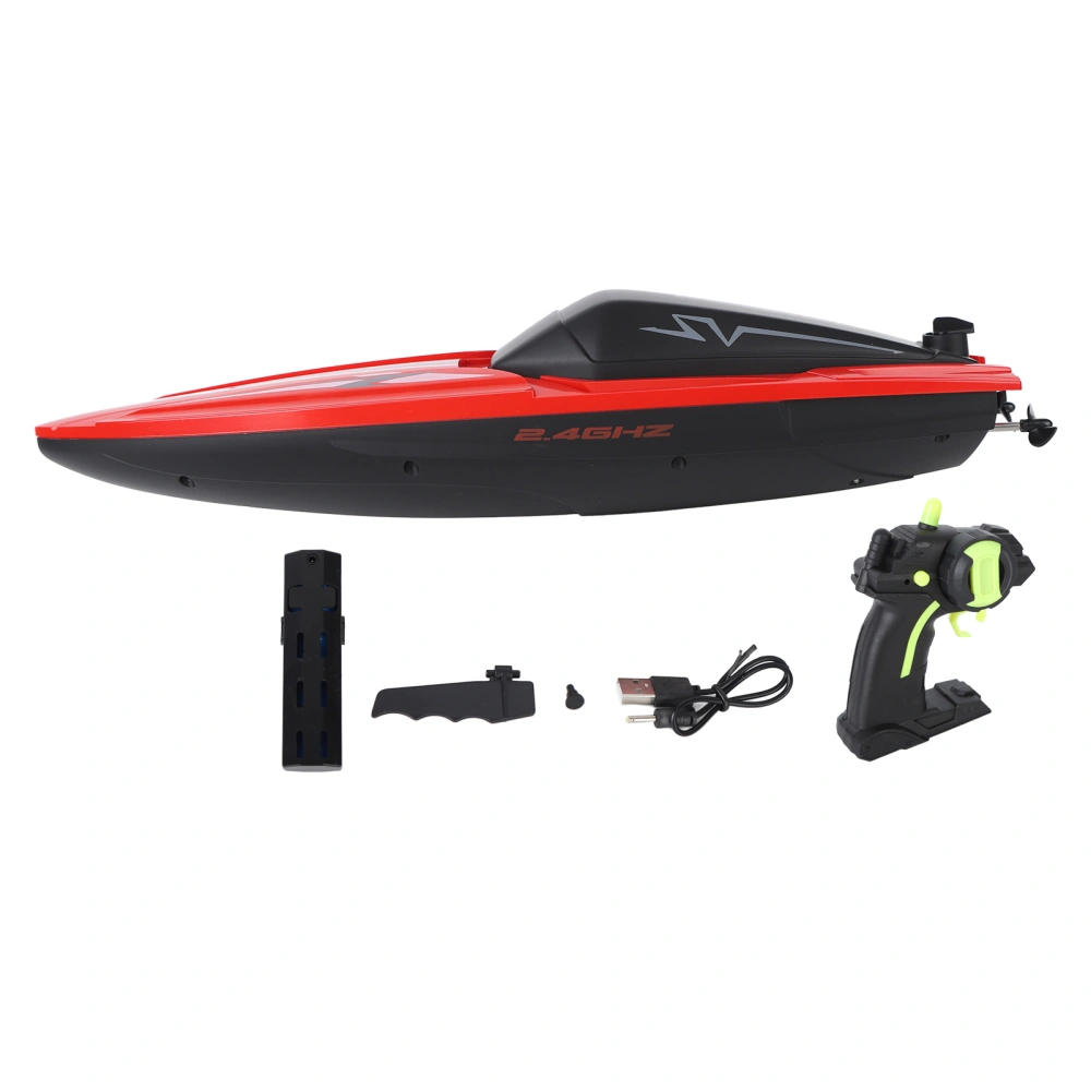 RC Boat Waterproof Off Water Induction Dual Motor Remote Control Electric Racing Speed Boat 2.4G Single Hull Battery