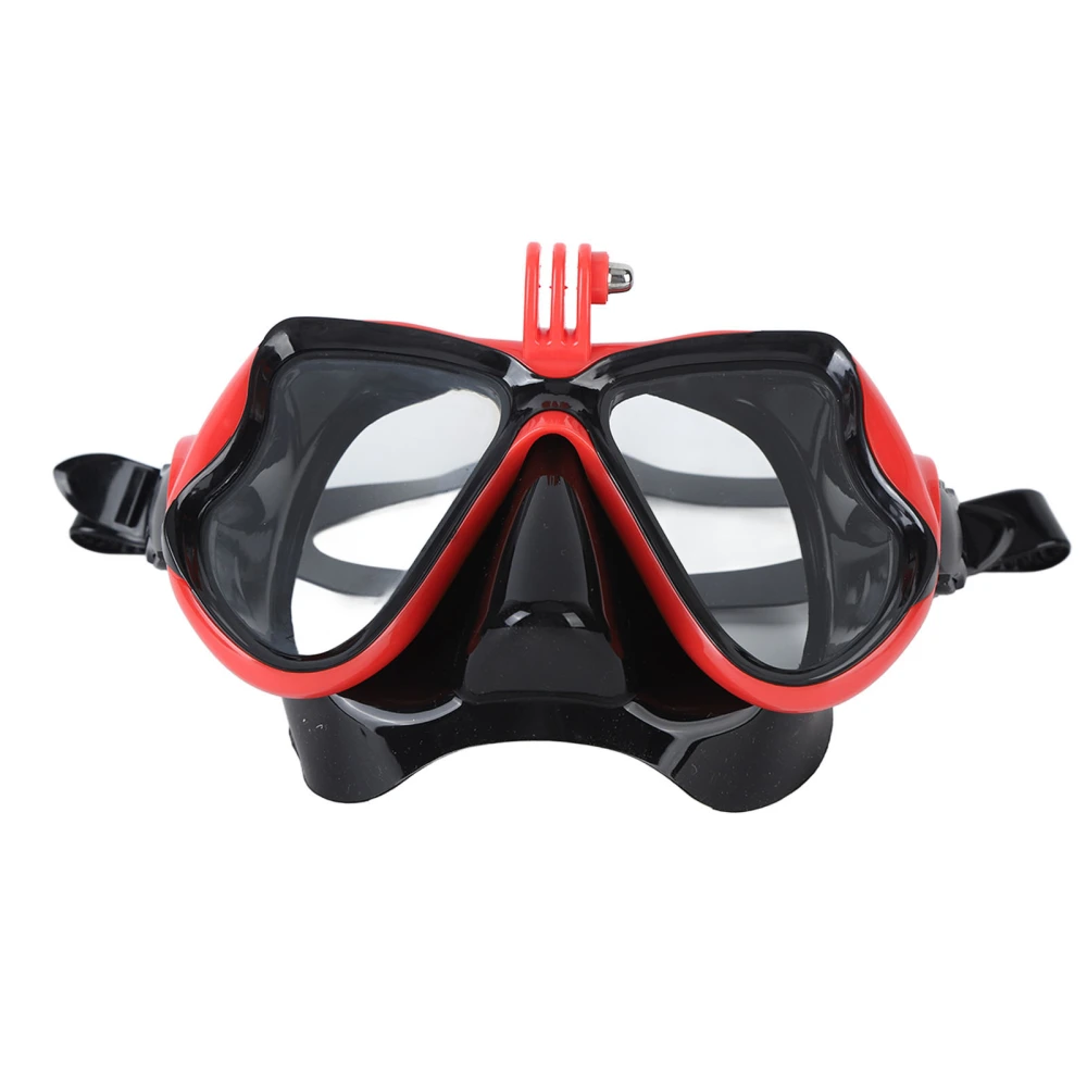 Swimming Snorkeling Goggles HD Waterproof Antifog Diving Goggles With Nose Cover For Men Women Red