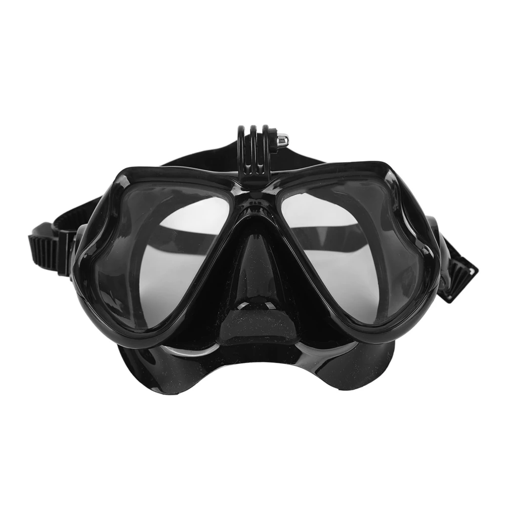 Swimming Snorkeling Goggles HD Waterproof Antifog Diving Goggles With Nose Cover For Men Women Black