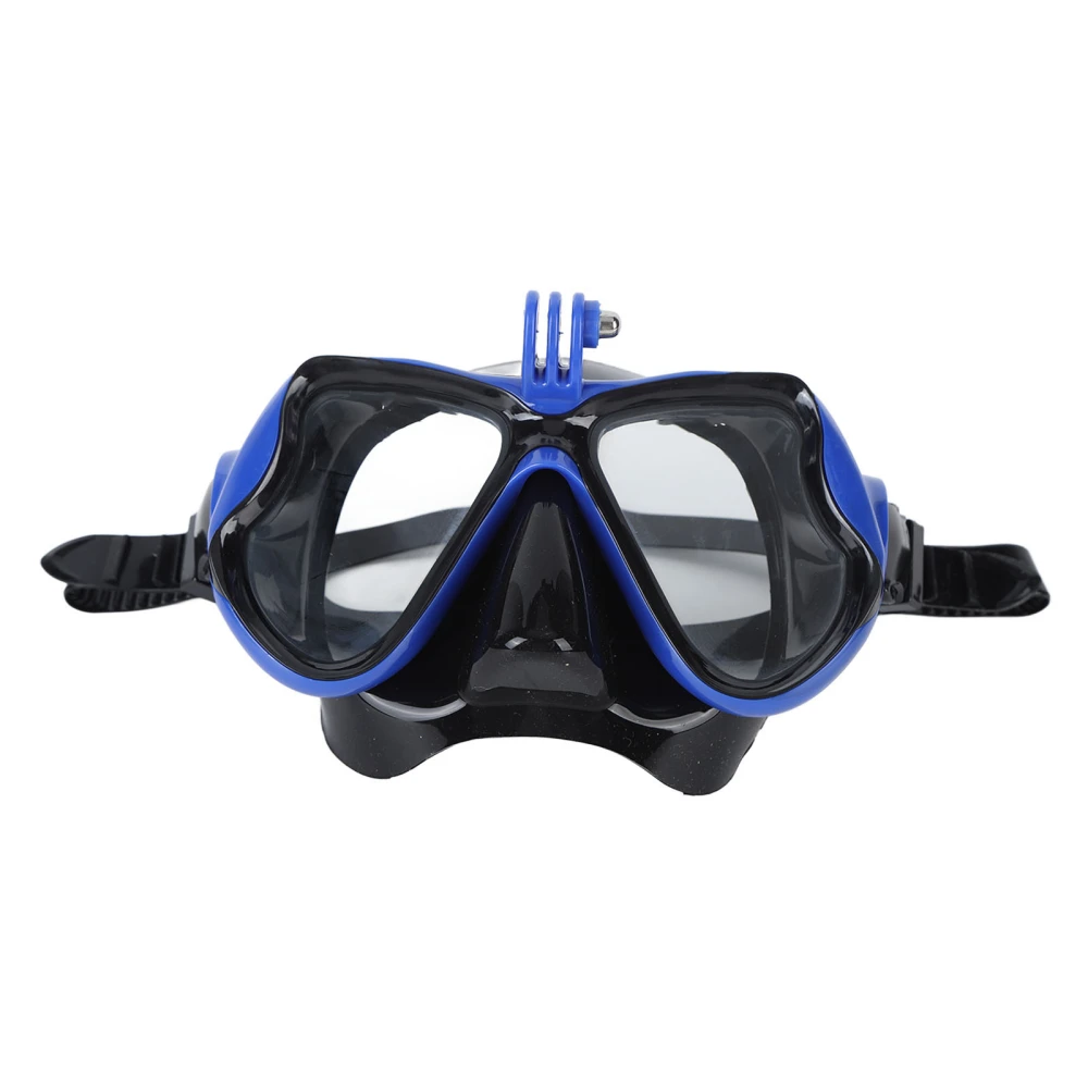 Swimming Snorkeling Goggles HD Waterproof Antifog Diving Goggles With Nose Cover For Men Women Blue