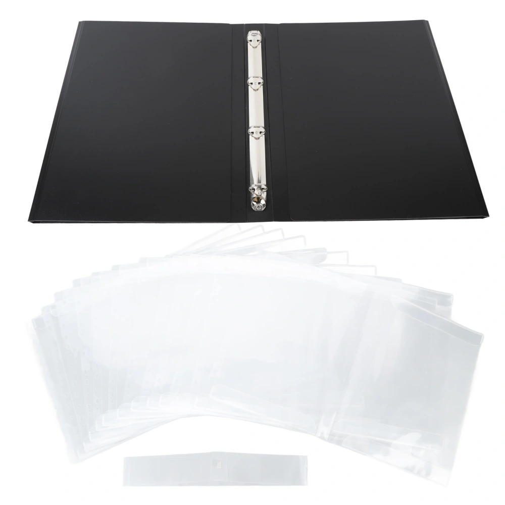 Sheet Music Folder A4 Size Piano Score Binder Detachable 4 Page Expand Paper File Storage Holder