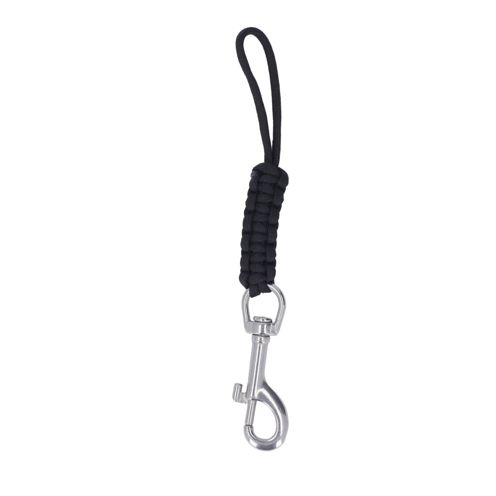 Diving Lanyard Multifunctional Underwater Camera Housing Carrying Lanyard with Quick Release Buckle for Underwater Photography Black